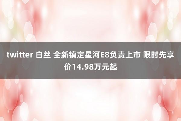   twitter 白丝 全新镇定星河E8负责上市 限时先享价14.98万元起