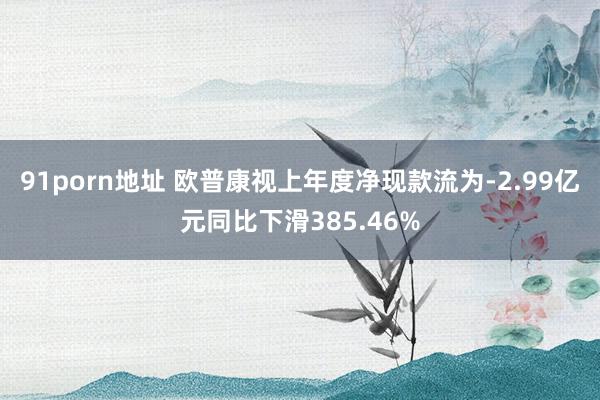   91porn地址 欧普康视上年度净现款流为-2.99亿元同比下滑385.46%